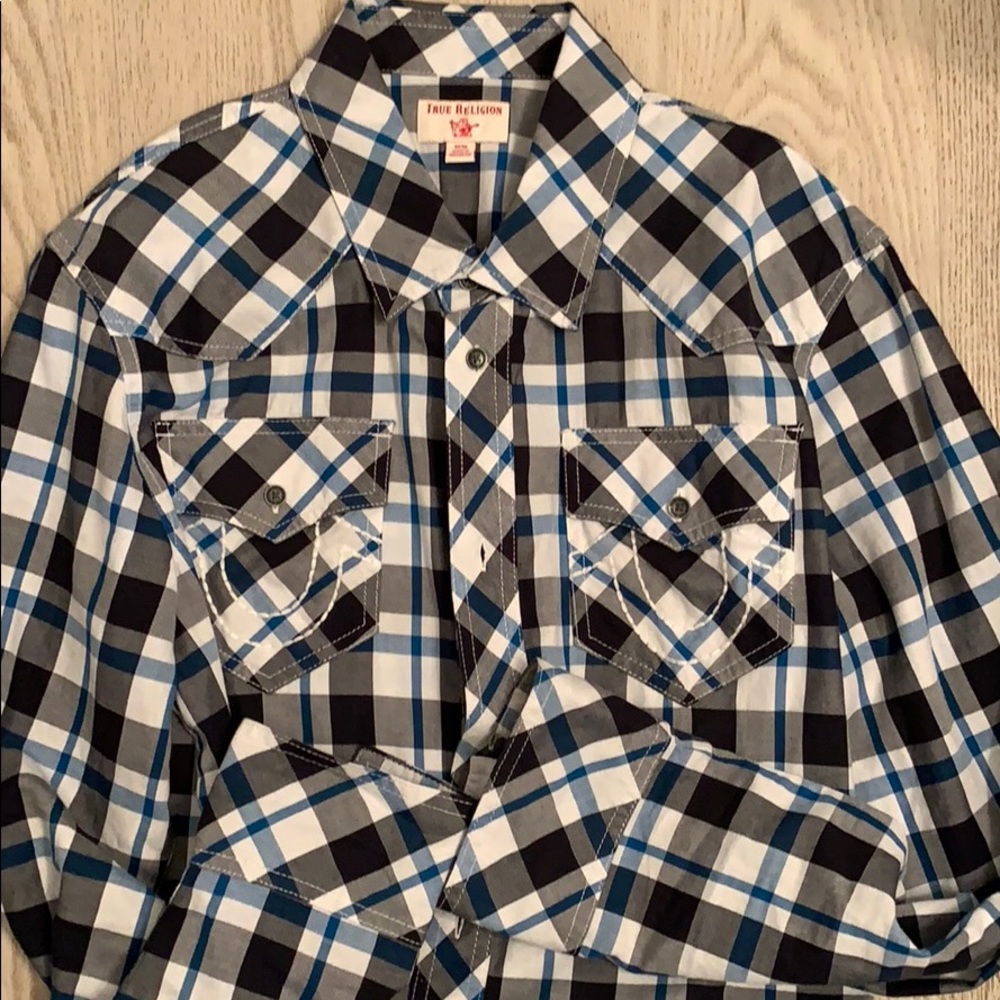 True religion button down